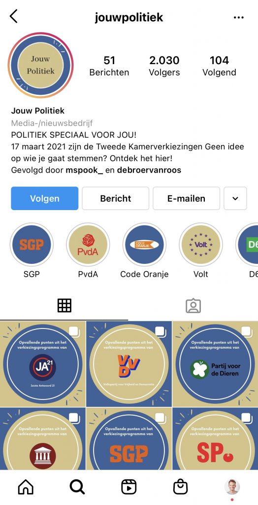 Tap for Tips! 5x politiek op Insta 2 IMG 8898
