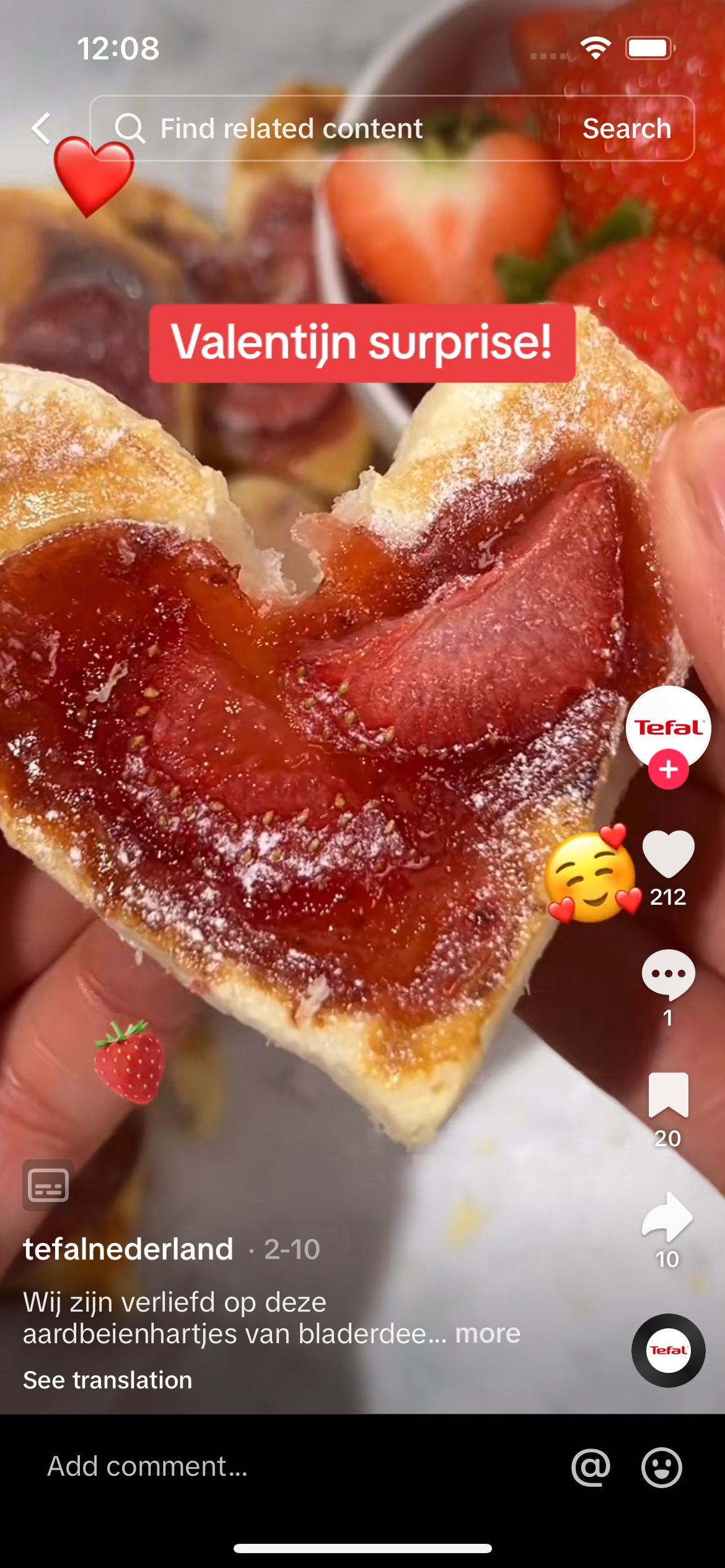 TikTok marketing: de juiste strategie 📌 6 Tefal tiktok marketing1